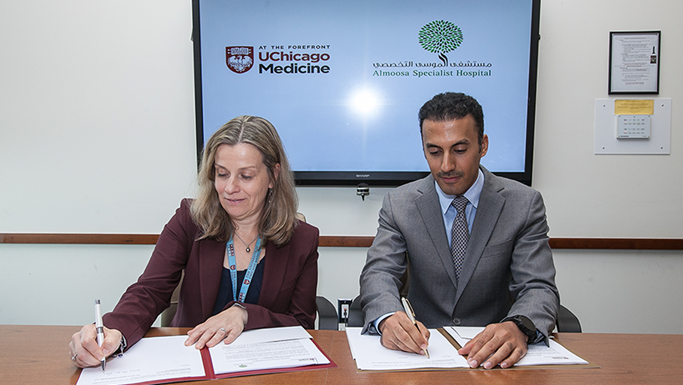 University of Chicago inks collaboration agreement with Saudi Arabia hospital