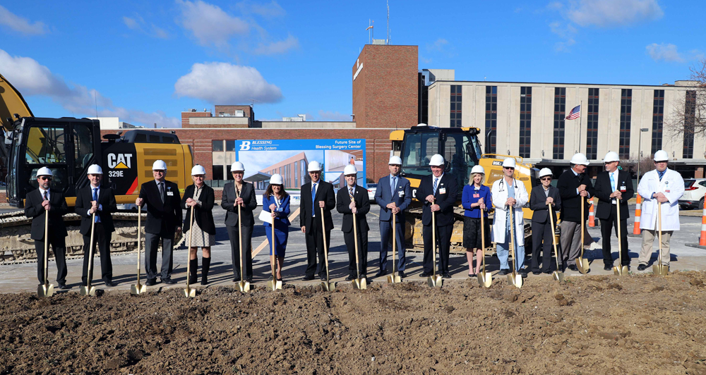 Quincy’s Blessing Health System breaks ground on $21 million ambulatory surgery center