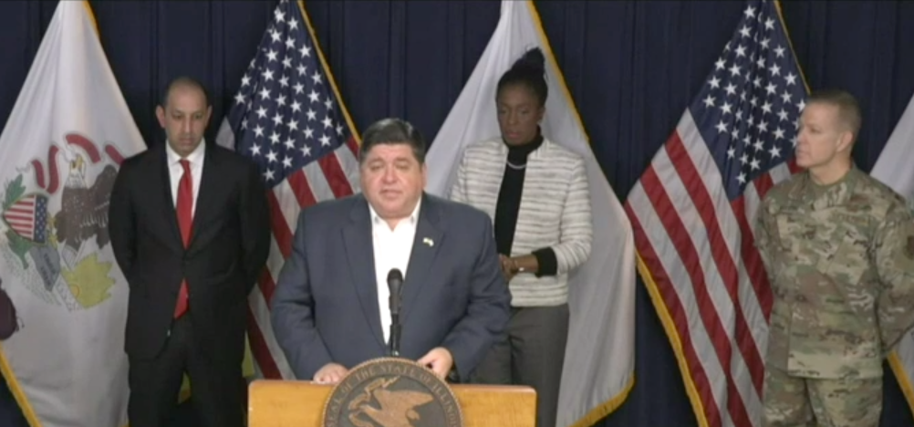 Pritzker says hospital capacity would be overwhelmed without action