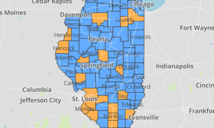 Twenty Illinois counties at ‘warning’ level for COVID-19