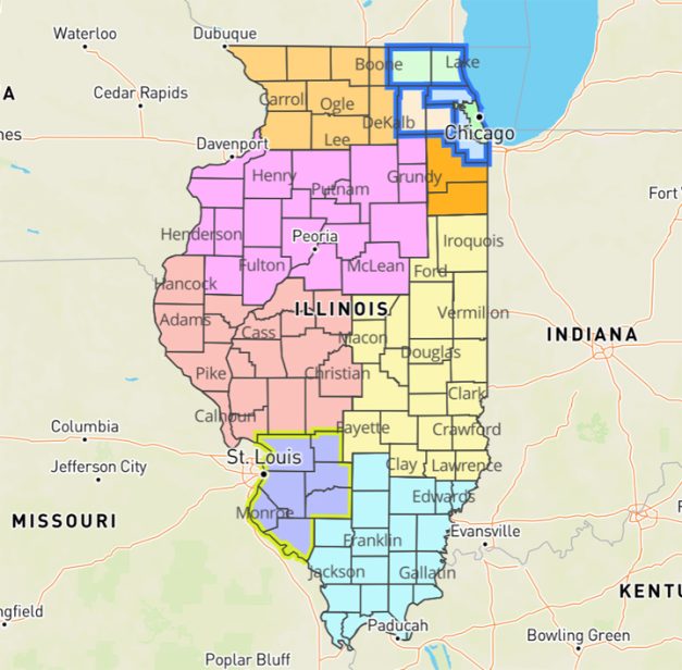 Illinois Regions-020121 | Health News Illinois