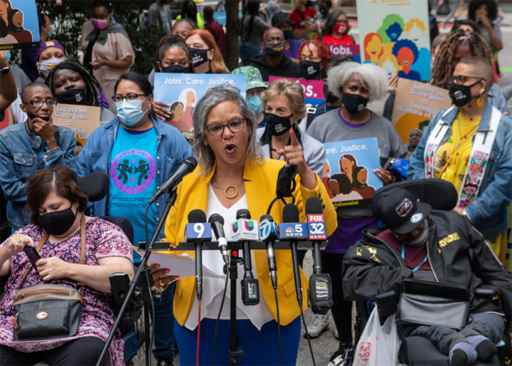 Lawmakers, home care workers rally for increased federal funding