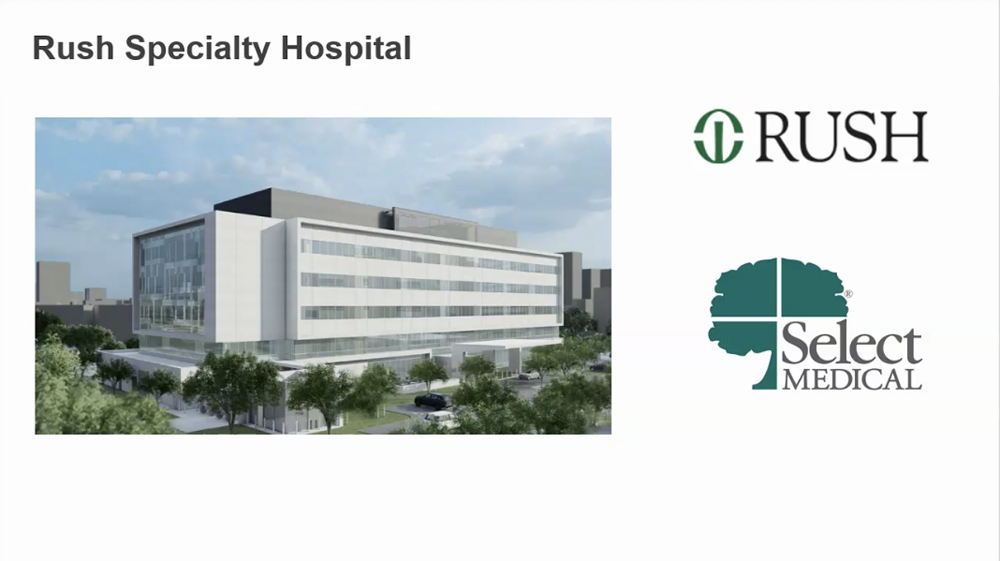 Review board approves Rush, Select Medical’s 100-bed rehabilitation hospital in Chicago