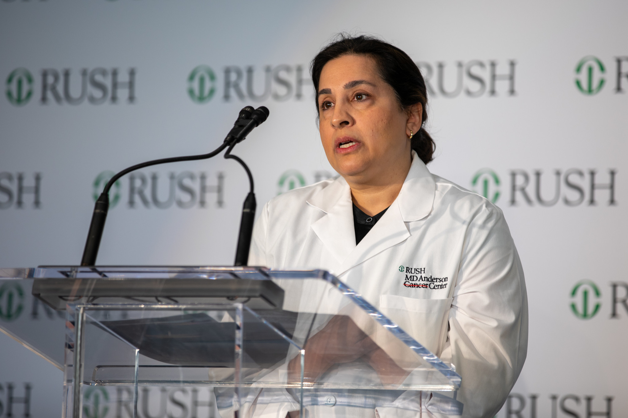 Rush's Amina Ahmed talks new partnership with MD Anderson to improve ...