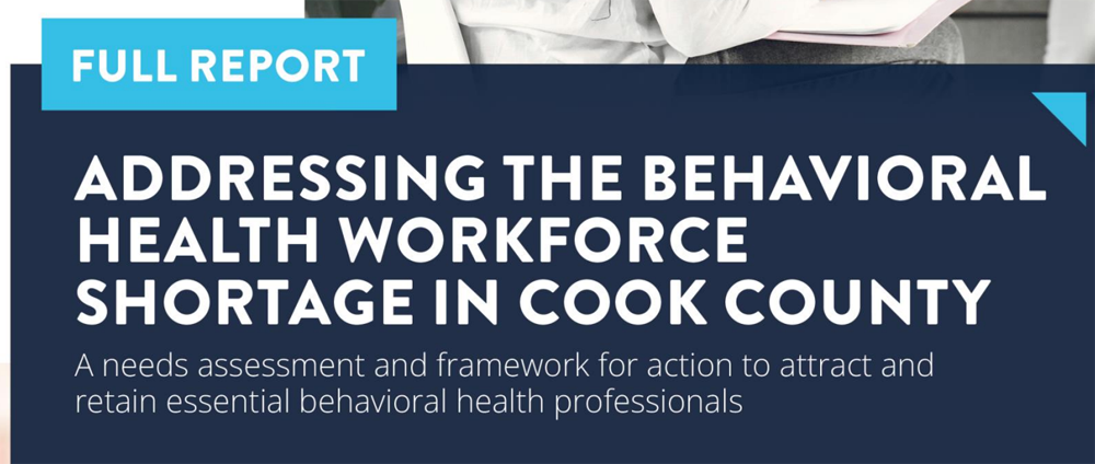 Report finds significant need to increase Cook County’s mental health workforce